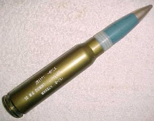 US 30mm GAU Drill Cannon Shell